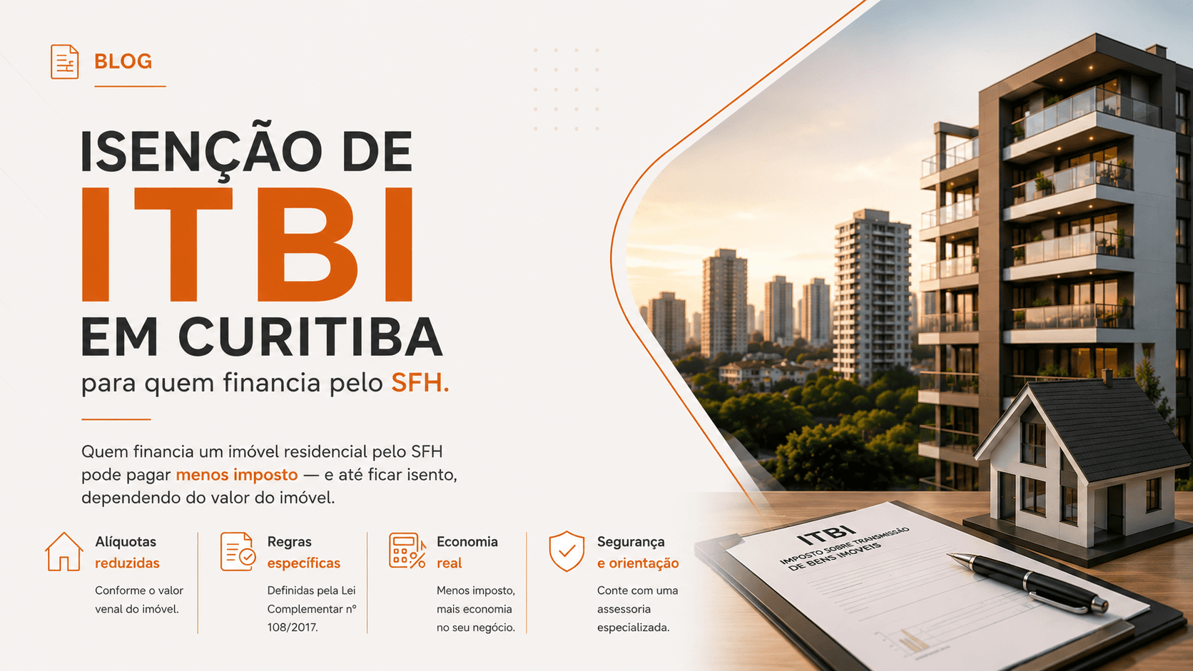 Você pode ter isenção de ITBI em Curitiba e nem sabe disso
